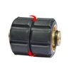 High Pressure Washer Swivel Connector M22 Car Washer Brass Rotating Adapter Swivel Coupling M22 Female + M22 Female 6