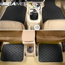 Универсальные автомобильные коврики из искусственной кожи, автомобильный коврик для ног, автомобильный коврик для ног, водонепроницаемый коврик для ног, автомобильные коврики, аксессуары