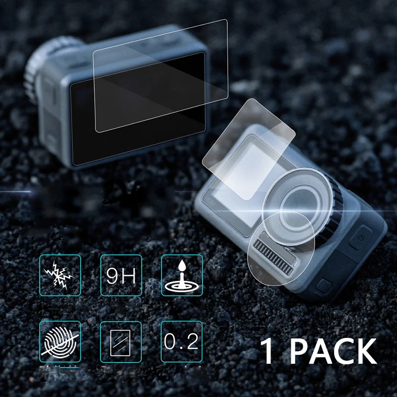 Lens Protective film Tempered For DJI OSMO Accessories Screen Protector Toughened Glass 2.5D Practical
