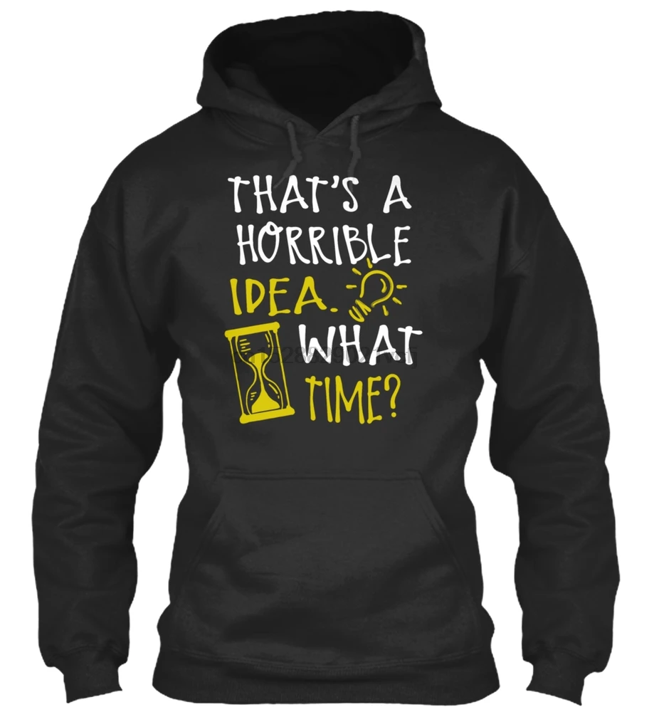 Men Hoodie long sleeve What time Women Streetwear |