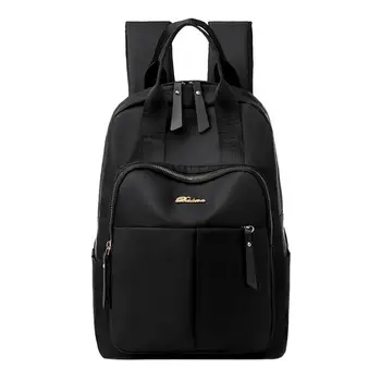 

Women Casual Backpack Teenager Girls Student Solid Color Schoolbags Large Capacity Travel Bag Bolsas Mochila Shoulder Knapsack