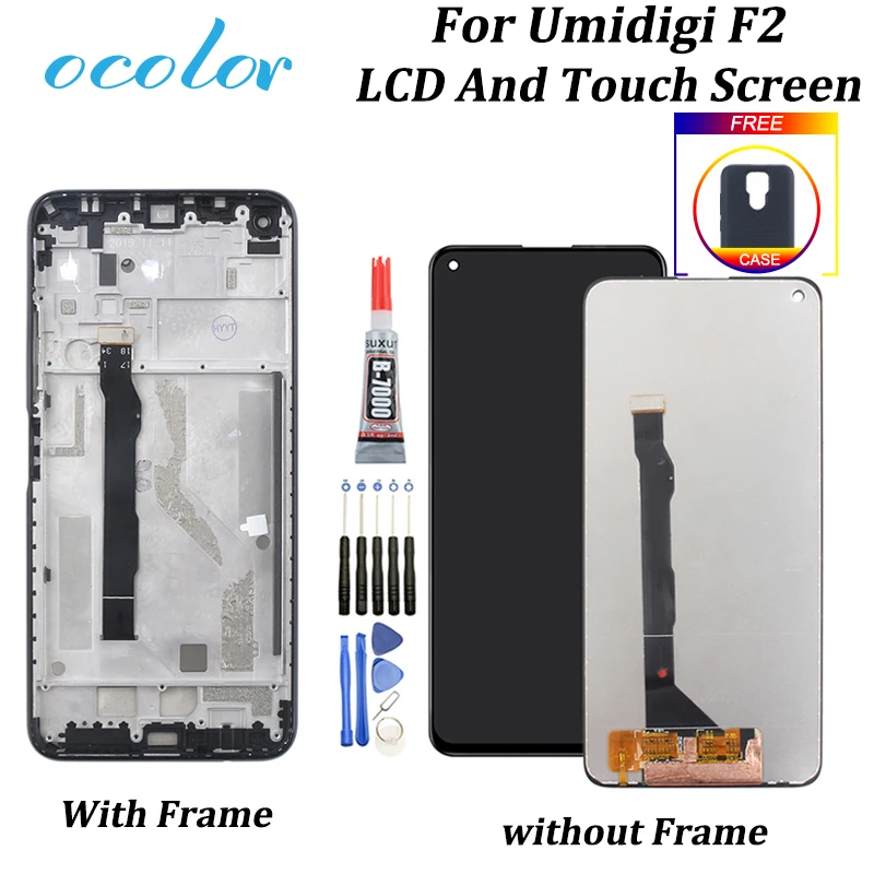 Ocolor для Umidigi F2 ЖК дисплей Дисплей и кодирующий преобразователь сенсорного экрана