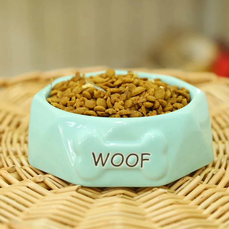 New Ceramics Pet Cat Bowl Cute Durable Travel Feed Food Water Dish for Small Dog Cats Puppy Products Pets | Дом и сад