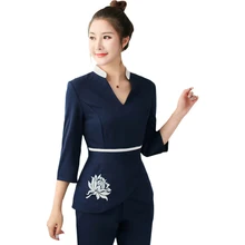 Best Offers Women Workwear spa uniform 2pcs Sets Hospital Nurse Uniforms Wholesales Beauty Clothing Beautician Medical Nurse Work Uniform