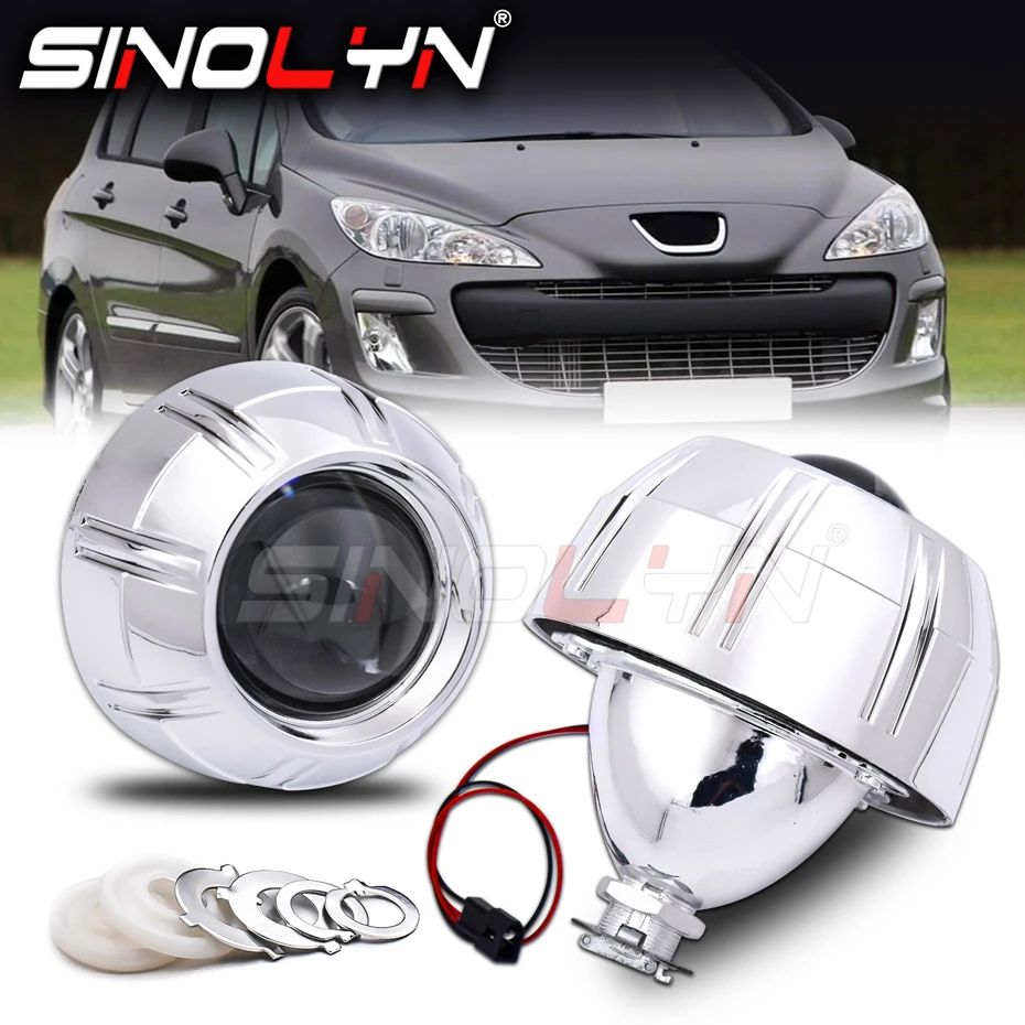 Sinolyn Koplamp Lenzen Voor Peugeot 307 408 308 Hid Projector Bi Xenon Lens 3 0 Accessoires Retrofit Stijl Gebruik H1 Lampen Headlight Retrofitheadlight Aliexpress 