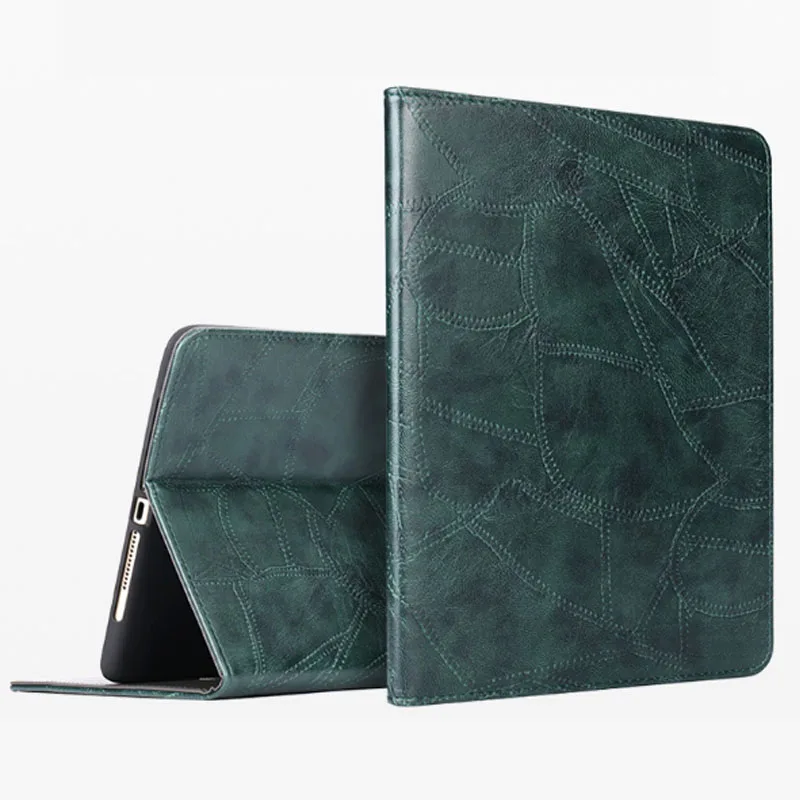 

For Ipad 2017 2018 Case Luxury Tablet splice Pu Leather Case Flip Auto Wake Up Sleep Stand Cover For Ipad Air 2 Air 1 Smart Case