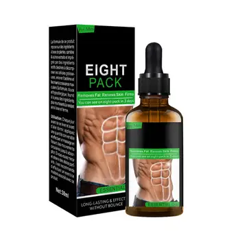 

Powerful Abdominal Muscle Essential Oil Men Stronger Muscle Eight Pack Cream Anti Cellulite Fat Burning Weight Loss Product 30ML