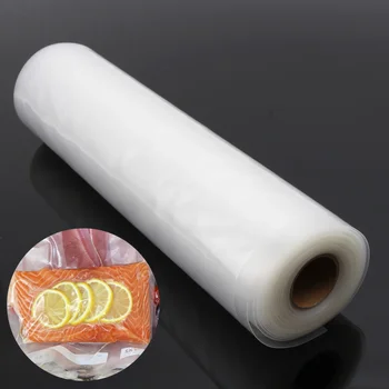 

28cmx 5 metre Kitchen Storage Bags Vacuum Rolls Food Transparent Fresh Keeper