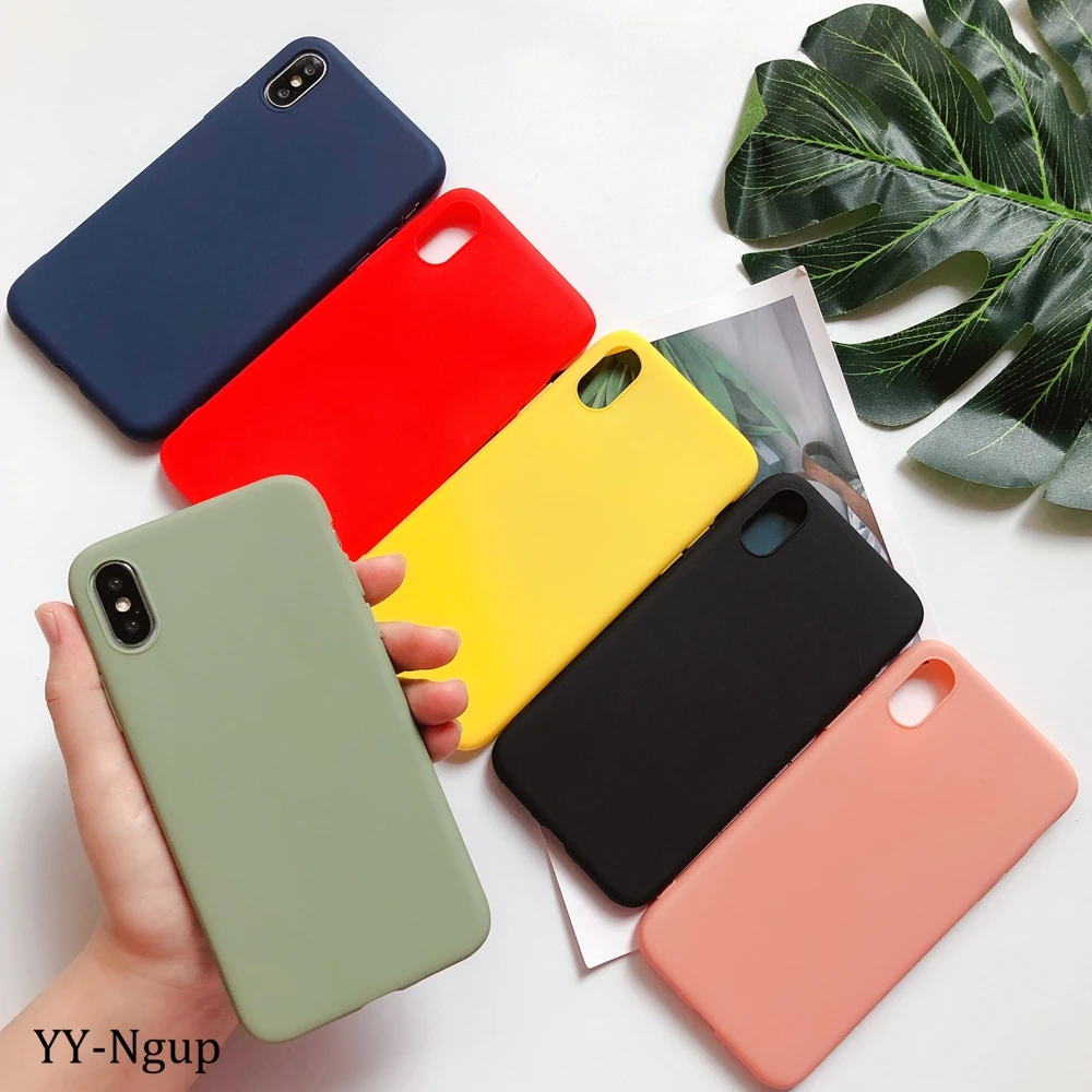 

Redmi 6A Case For Xiaomi Redmi 6A 7 GO 6 Pro Note 6 5 Pro Soft Case Candy Silicone Cover For Xiaomi 6X 5X A1 A2 Mi A2 Lite Case