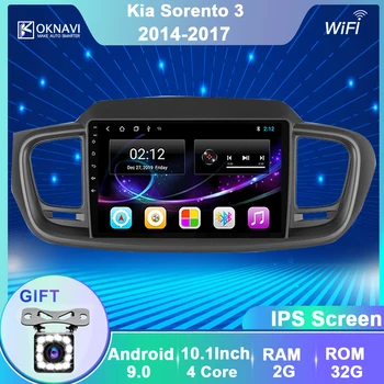 

OKNAVI 10.1'' Car Radio Multimedia Video Player GPS For KIA Sorento 2014 2015 2016 2017 Stereo WIFI Camera BT Navigation No DVD