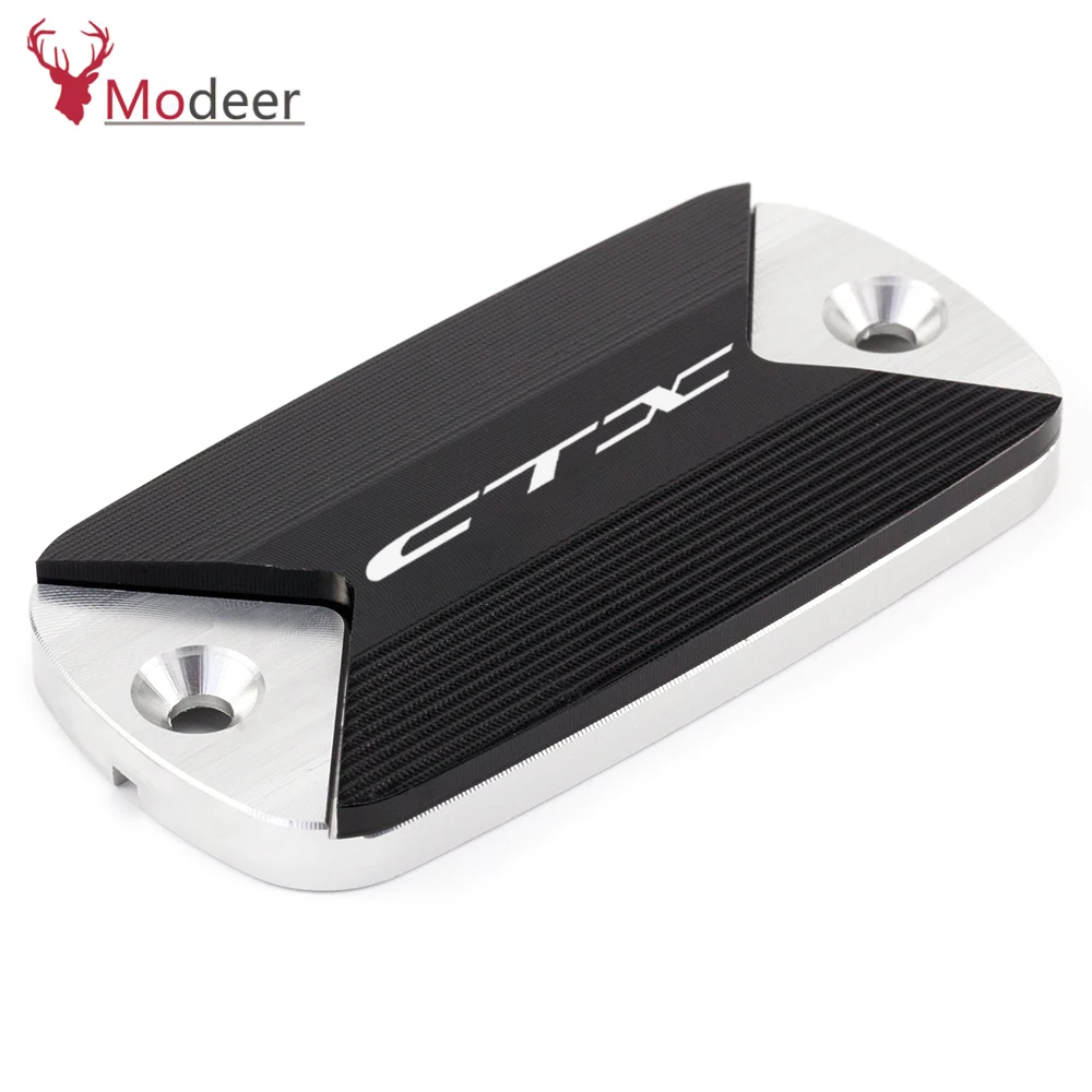 For Honda CTX 700 700N 1300 CXT700 CTX1300 2014 2015 2016 Logo (CTX) CNC Motorcycle Front Brake Fluid Reservoir Cap Cover (12)