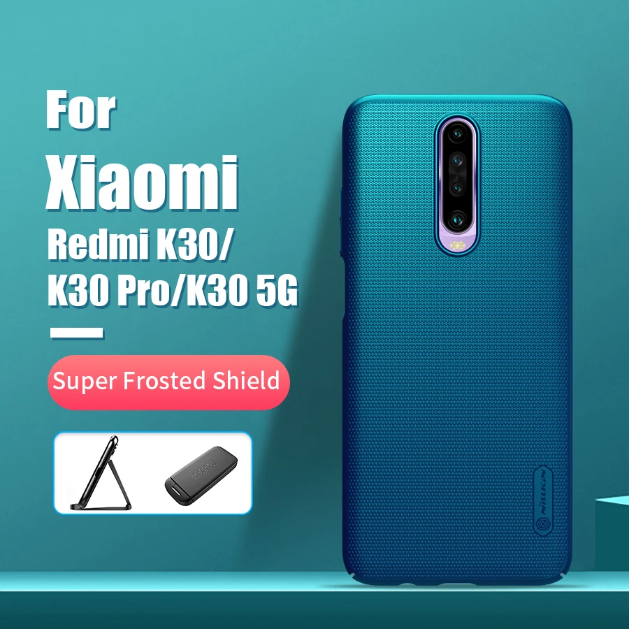 Чехол для Redmi k30 6 67 дюймов NILLKIN матовая жесткая задняя крышка из поликарбоната