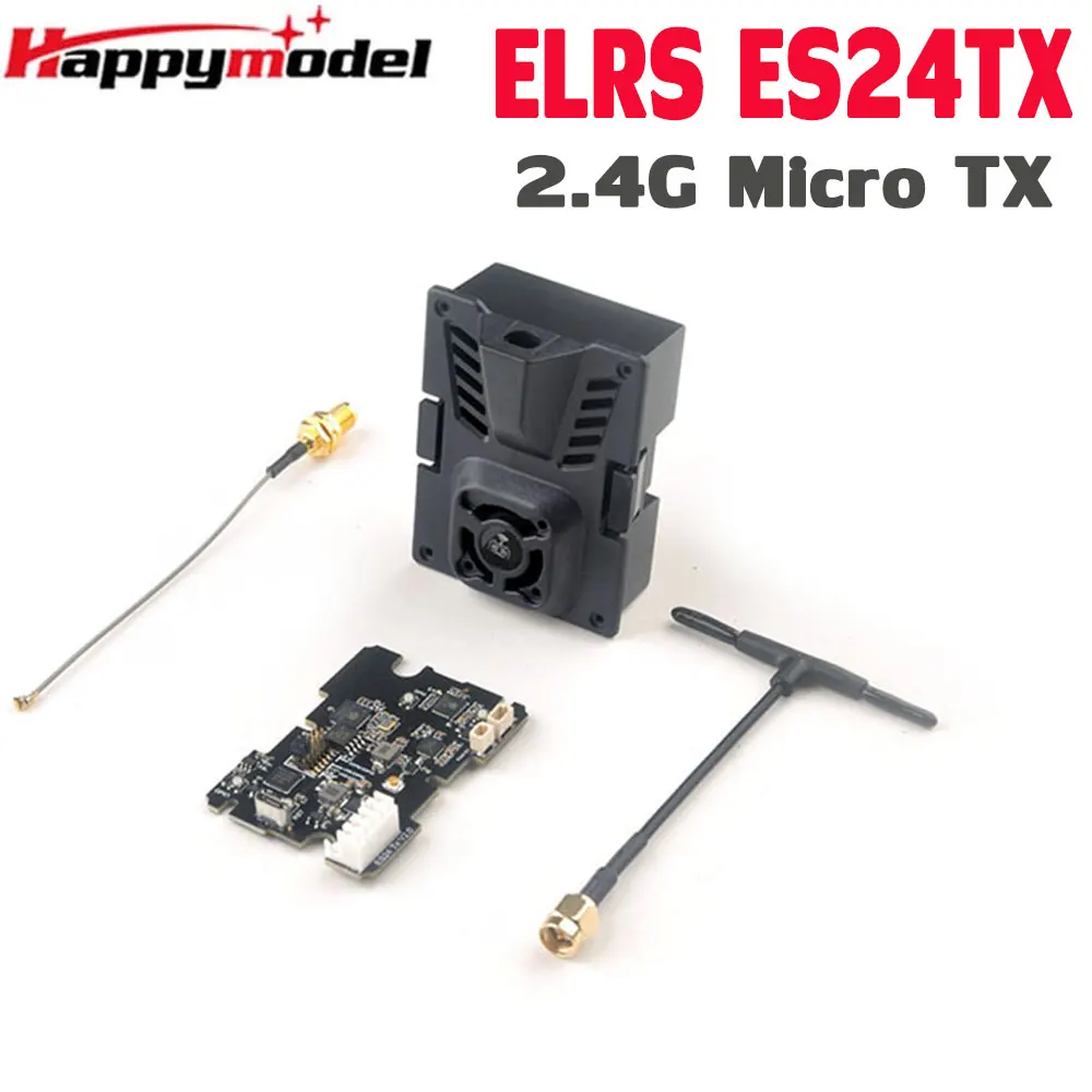 Радиопередатчик HappyModel ExpressLRS ELRS ES24TX 2 4G Micro TX для EP1 EP2 RX OpenTX радиопередатчик TX16S TX18S