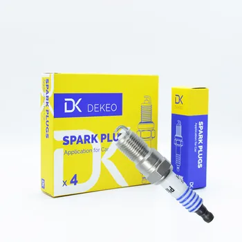

Dekeo Iridium Spark Plug For FORD TAURUS GMC TRUCK MERCURY OLDSMOBILE PONTIAC MAZDA 3 5 6 CHEVY LAND ROVER LR3 AGSF32FM 4PCS