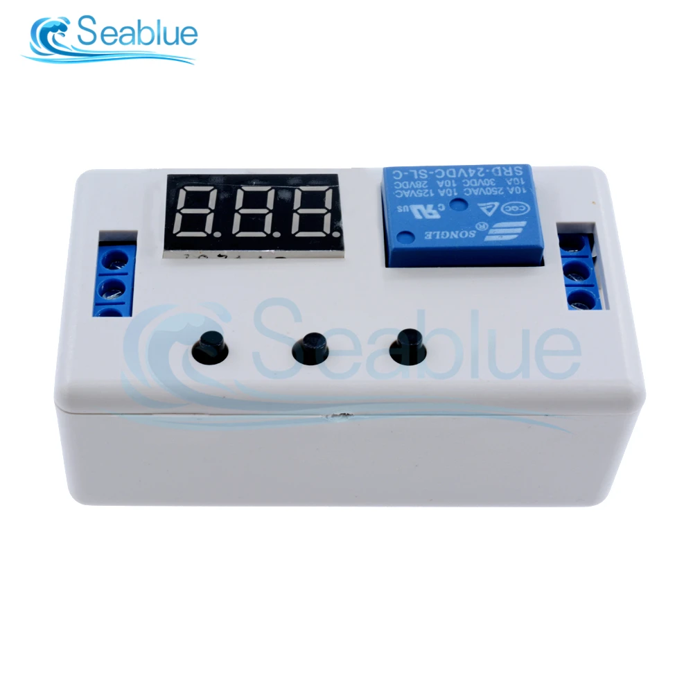 Adjustable LED Digital Display Timer Relay Module for Electronic Automation
