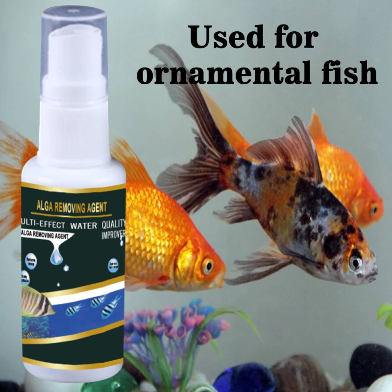 30ML Aquarium Aquatic Algae Control Purifier Agent High Effective Safe Irrigation Tank Algae Remover Treatment Cleaner