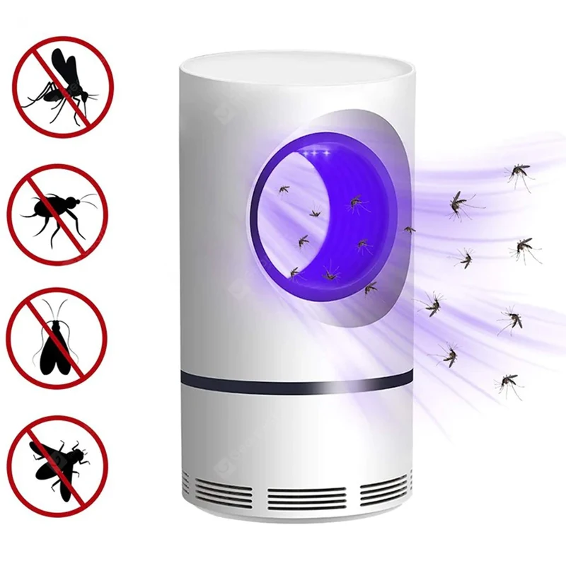 

2019UV Night Light Household Mute USB Insect Killer Bug Zapper Repellent Led Mosquito Killer Lamp Photocatalytic Mosquito Killer