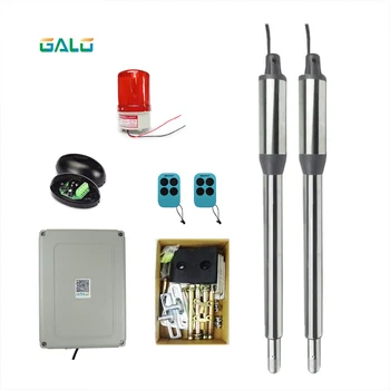 

220V transformer Gate Opener Piston Driving Electric Swing Gate Opener photocells lamp wireless keypad optional