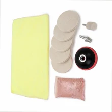 Kit d'outils pour polisseuse de voiture, 1 Kit de tampons de polissage pour polisseuse de cire automobile