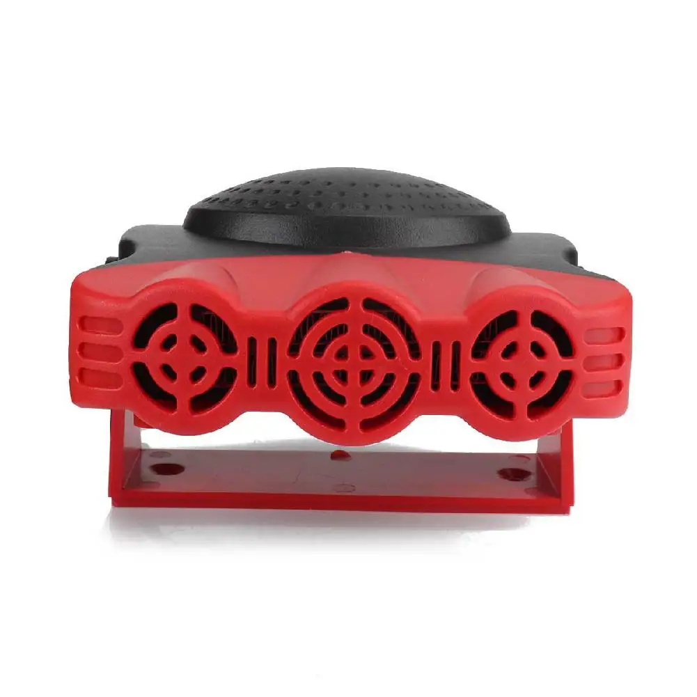 TWISTER.CK Portable Car Fan Electric Car Fan with Heating Function Defroster 12V 3-Outlet Plug Thermostat in Cigarette Lighter
