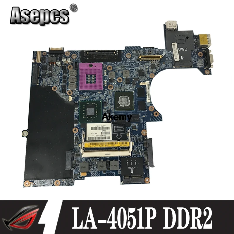 Для DELL E6500 материнская плата для ноутбука CN-0YU618 0YU618 DDR2 LA-4051P с графической картой |