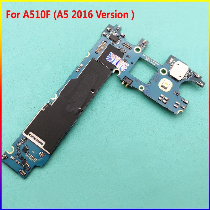 

Tested multilingual Full Work housing Unlocked Mainboard Motherboard Circuits For Samsung Galaxy A510F ( A5 2016 Version )