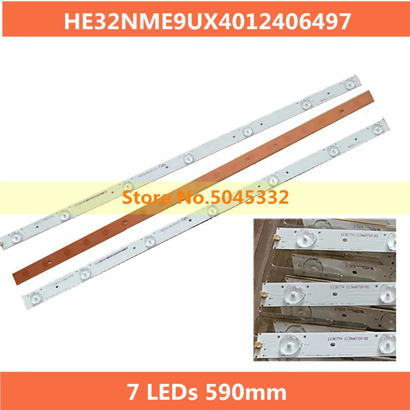 6 шт. 3" светодиодный подсветка бар E25784 для Hisense 32 HD315DH E81 B21 HE32NME9UX4012406497 7 светодиодный s 590 мм