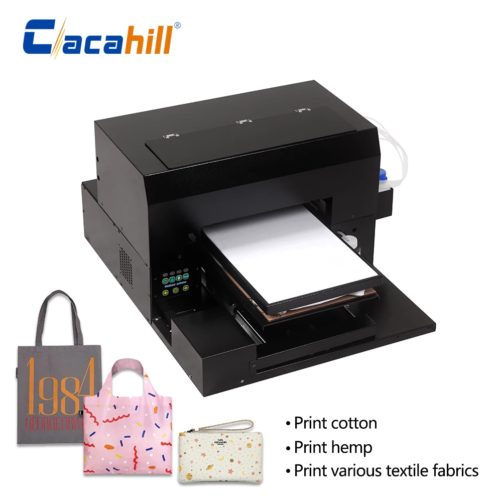 

Inkjet flatbed multifunction large printer A3 size home use for canvas bag/wallet/handbag colorful printing