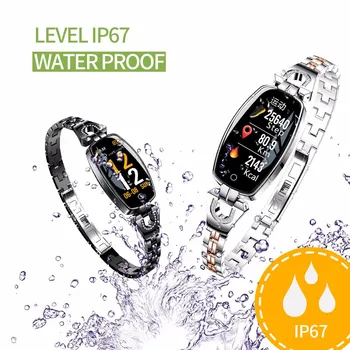 

H8 Smart Watch Women Fitness tracker Waterproof Heart rate monitor Health bracelet 5 in 1 Woman Smartwatch Blood pressure watch