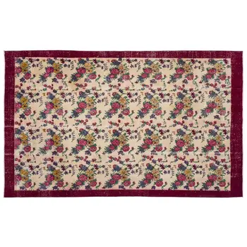 

Handmade Natural Vintage Turkish Area Rug 182x298 Cm-5'12''X9'9''