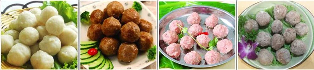 CE набивная машина для производства мяса, рыба, курица говядины фрикадельница горизонтальная