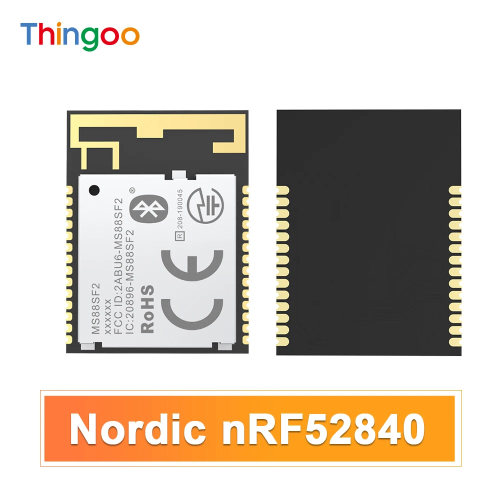 NRF52840 BLE Bluetooth модуль последовательного порта скандинавский энергопотребление