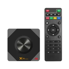 X99 MINI Android 9.0 Smart TV BOX Allwinner H6 czterordzeniowy wsparcie 6K obraz dekodowania 2.4G i 5G zestaw WIFI Top odtwarzacz multimedialny Box X99mini