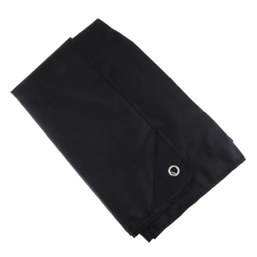 Drum Set Dust Cover - 79 x 98 Inches, Black Drum Set Parts Accessories