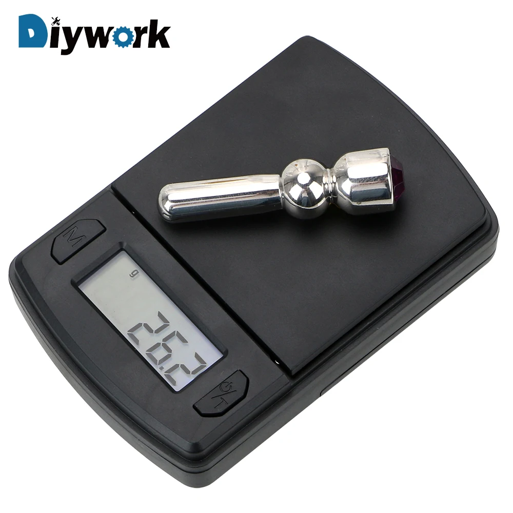 DIYWORK Мини цифровые карманные весы 500 г 0,01 г прецизионный инструмент для взвешивания вес измерения для кухни ювелирных изделий