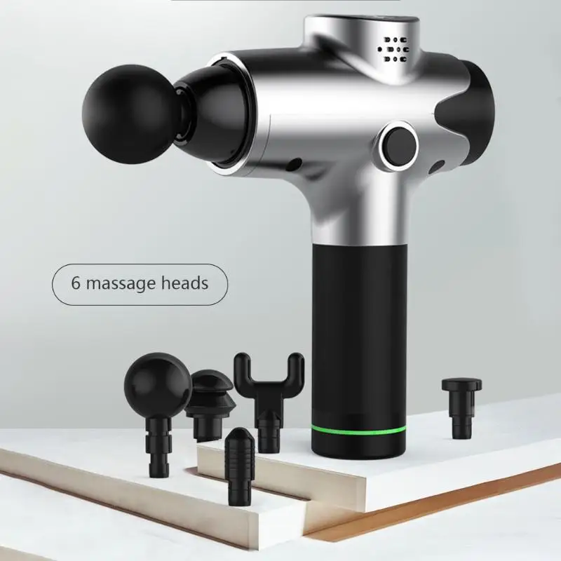 

LCD Display Massage Gun Deep Muscle Massager Muscle Body Massage Pain Relief Exercising Relaxation Slimming Massage Gun