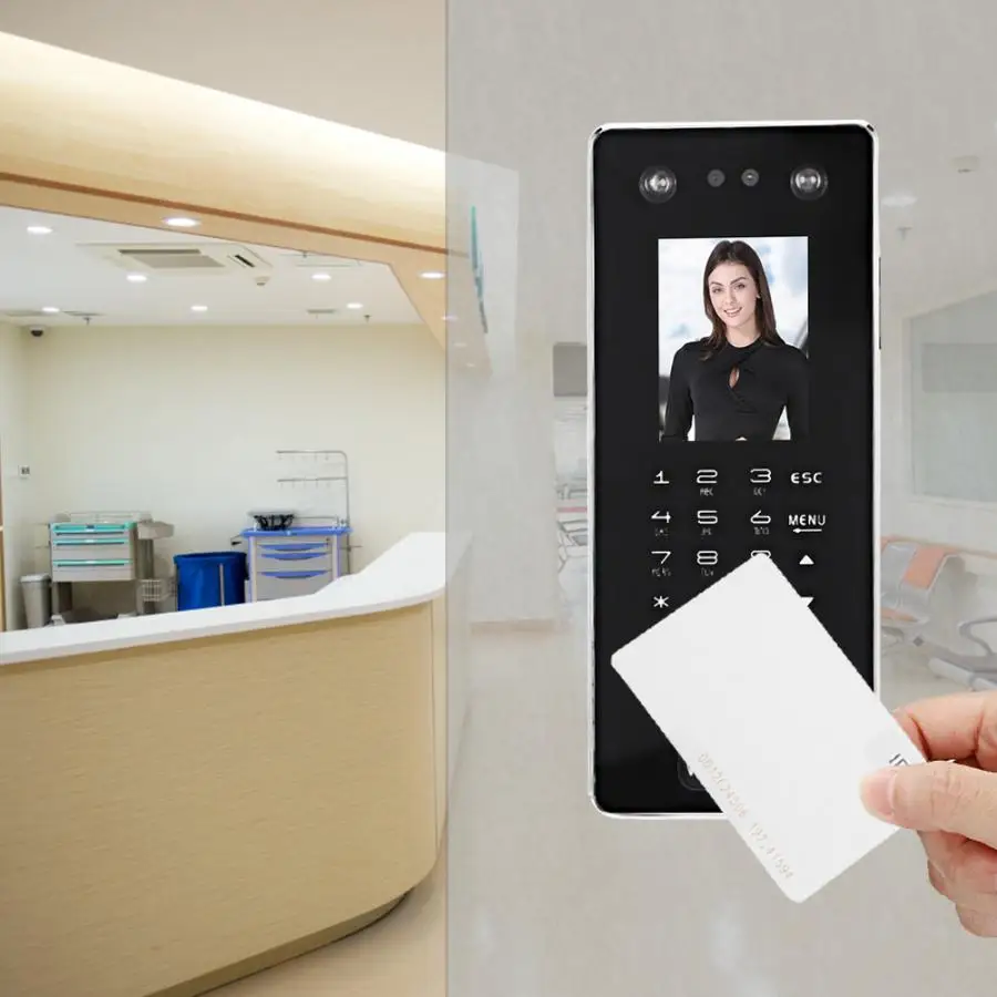 TCP/IP отпечаток лица Пароль Система контроля доступа дверь ID Card Reader Wiegand 26/34 100-240 В