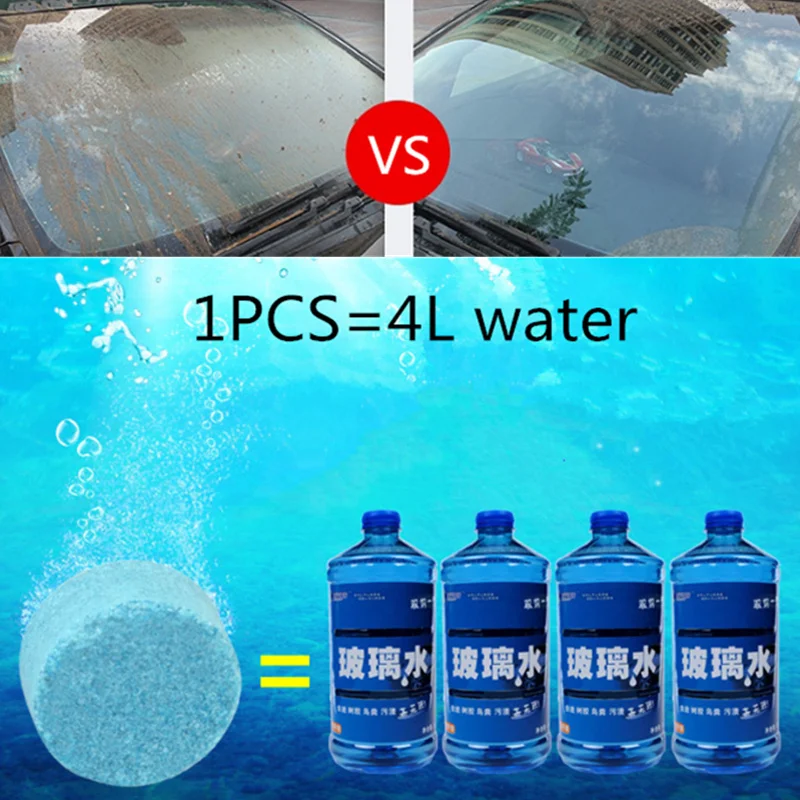 6 шт. автомобиль Твердый очиститель тонкий лобовое стекло автомобиля Стекло для