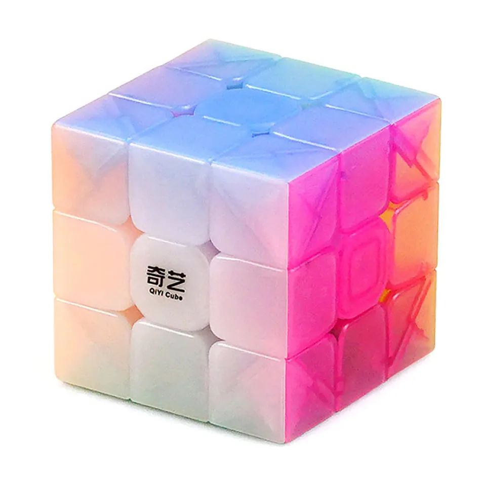 Высокое качество QiYi Je-lly Warrior W 3x3x3 Magic 3x3 куб головоломка скорость Рождественский подарок идеи детские игрушки для детей