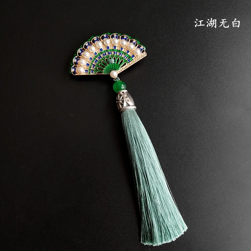 Китайская классическая эмалированная брошь с кисточкой cheongsam подвеска на