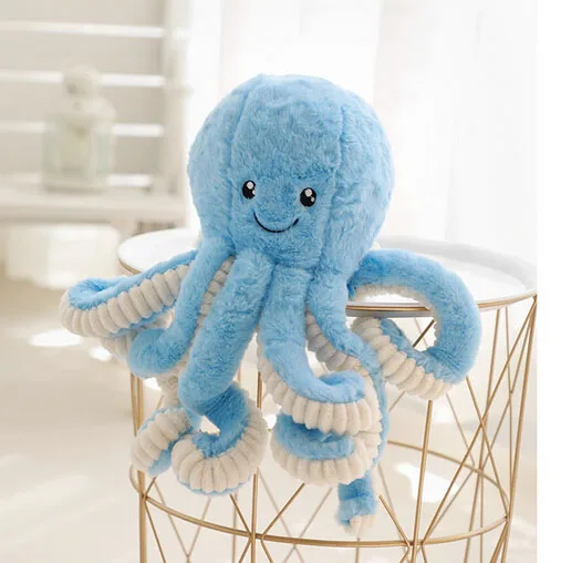 Hot Sale 18/40/60/80cm Lovely Simulation Octopus Pendant Plush Stuffed Toy Soft Animal Home Accessories Cute Doll Children Gifts