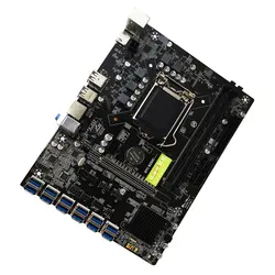 Carte mère B250C B250 BTC PRO DDR4 LGA 1151 JW B250P, composant pc, processeur 12 GPU, extraction de Bitcoin, crypto etherum, nouveauté 