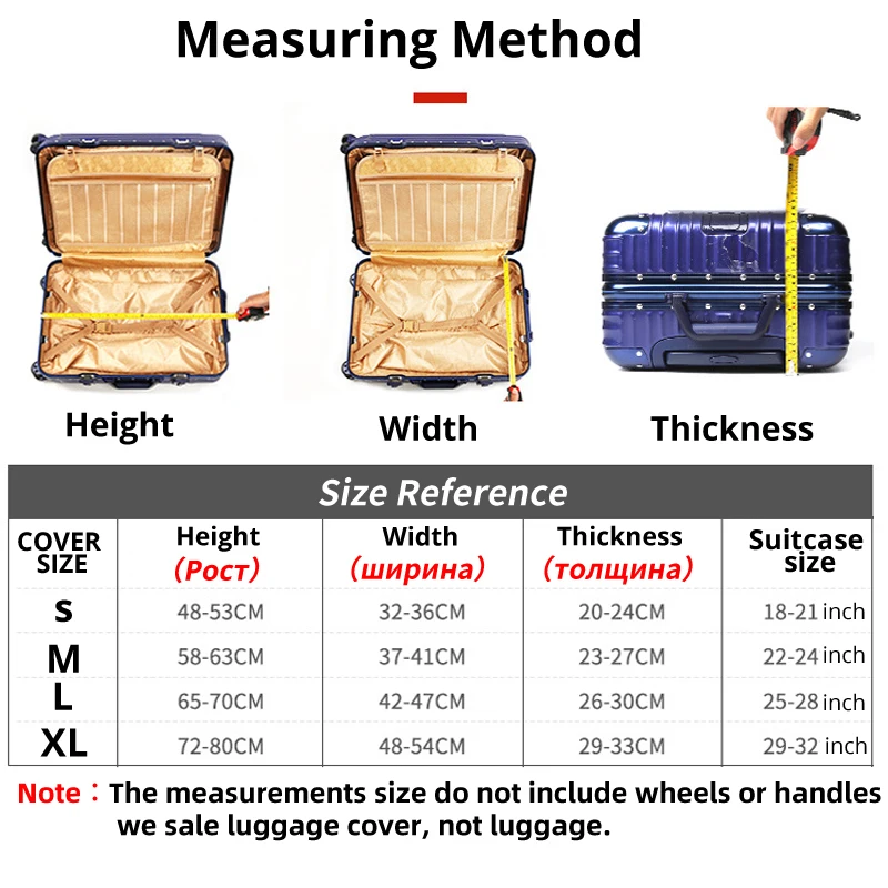 Let's Go Travel Elastic Fabric Luggage 