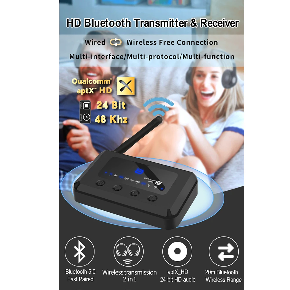 MR265 usb зарядка Bluetooth 5,0 наушники практичные ПК колонки аудио приемник Адаптер ТВ оптический коаксиальный беспроводной передатчик
