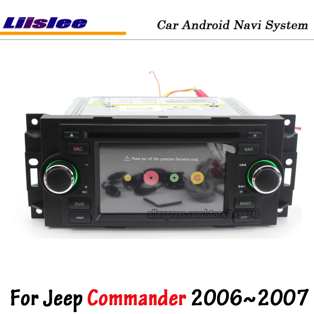 Clearance Liislee Android 8.0UP For Jeep Commander 2006~2007 Car Radio Stereo Carplay Screen DVD GPS Navi Map Navigation Multimedia System 2