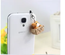 Szukam pielęgnowania stylu kota 3 5mm Cute Cartoon cat Design telefon komórkowy czepek na uszy wtyczka do Iphone Samsung wtyczka przeciwpyłowa tanie tanio BINYEAE CN (pochodzenie) Słuchawkowe jack plug