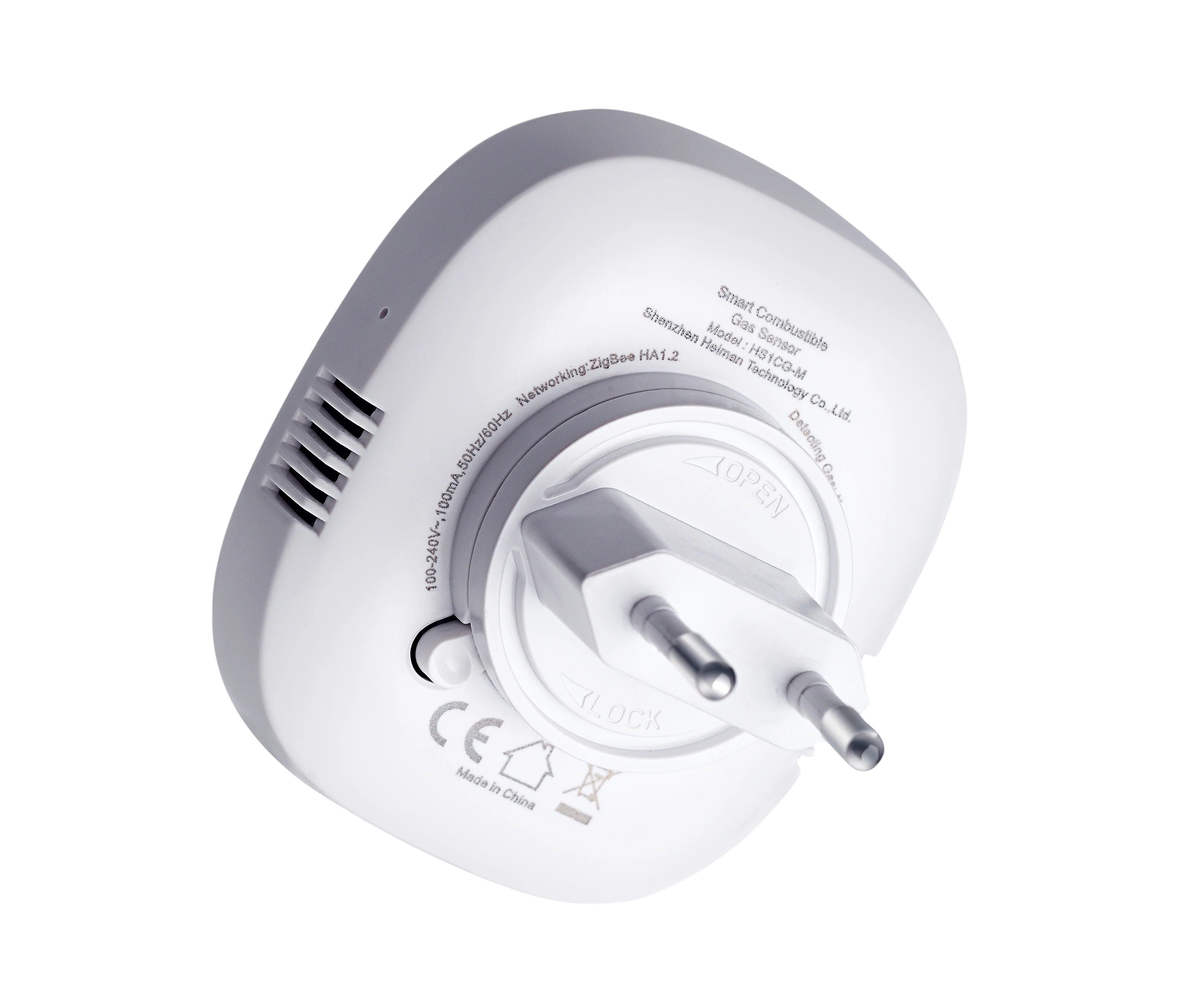 Sensor de fugas de Gas Combustible Zigbee 3,0 Natural ,CH4, GLP, funciona con SmartThing,Deconz y Homeassistant