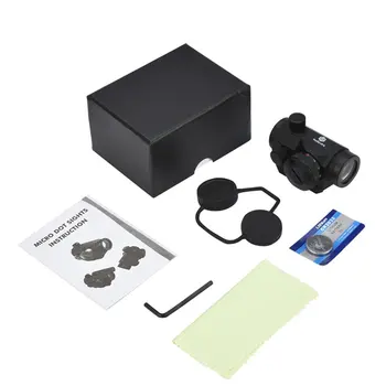

Tactical Mini Micro RedDot Scope Sight with QD Quick Riser Mount Quick Detach Red Dot sight