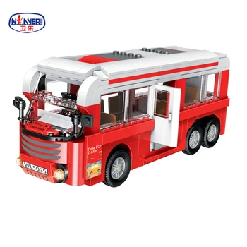 

New Compatible Lepining City 390Pcs Technic Series Volkswagen Camper Van Model Building Blocks Kits Set Bricks Toys