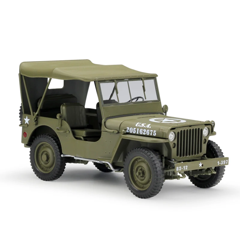 Welly 1:18 Виллис Jeep армейского зеленого цвета новинка брелок для автомобильных